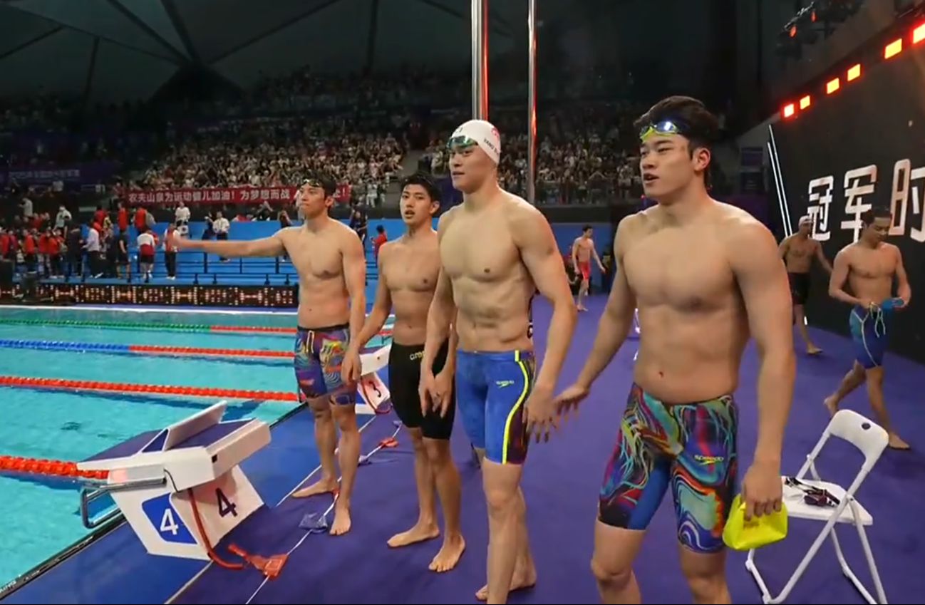 汪顺打头阵，潘展乐接棒孙杨的梦幻阵容出击，